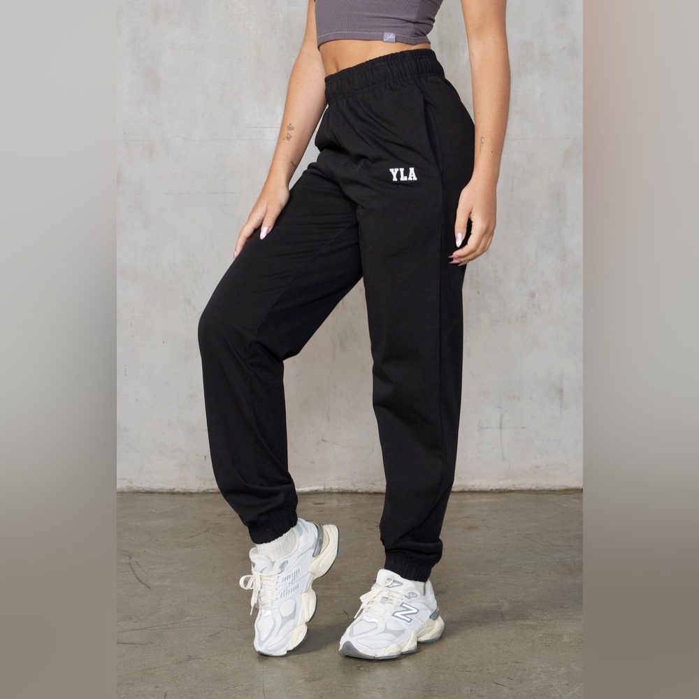 YoungLA Black Track Pants